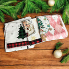 Trees & Gingham Kitchen Towel