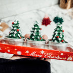 Mini Tree Shaped Unscented Candles - 3 pack