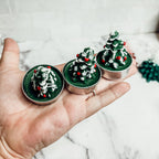 Mini Tree Shaped Unscented Candles - 3 pack