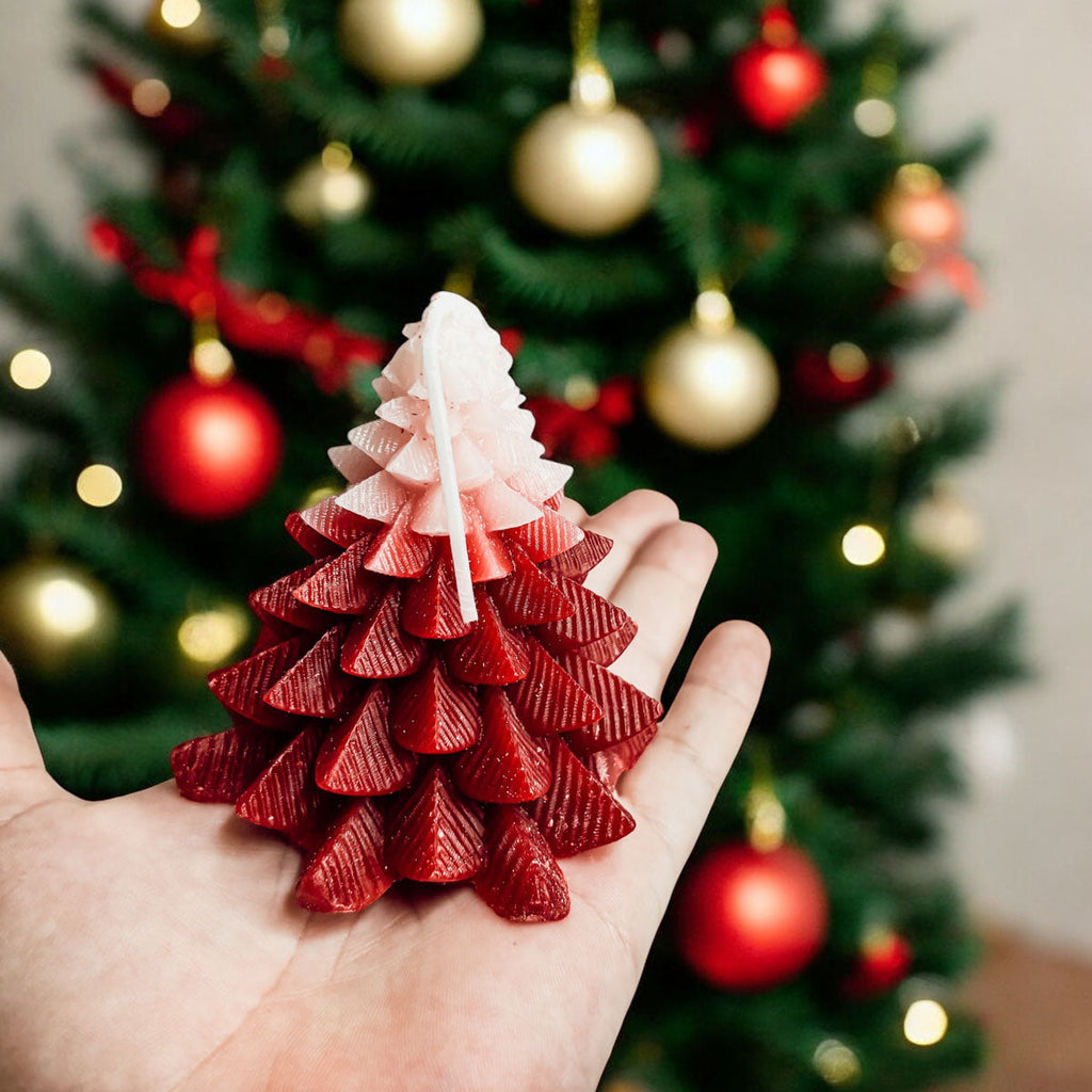 Tree Shaped Mini Candle — Select Your Color