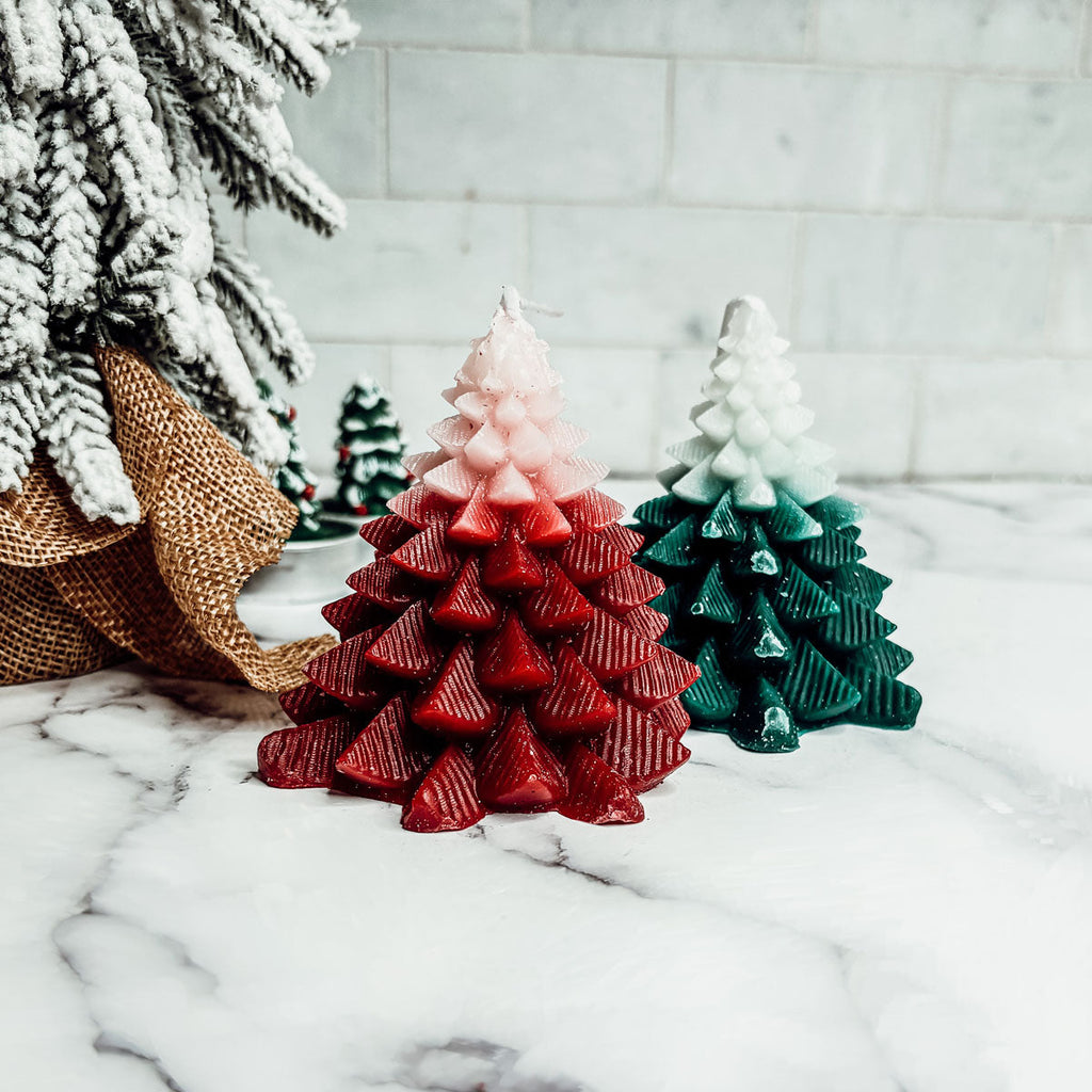Tree Shaped Mini Candle — Select Your Color