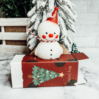 Snowman Shaped Mini Candle