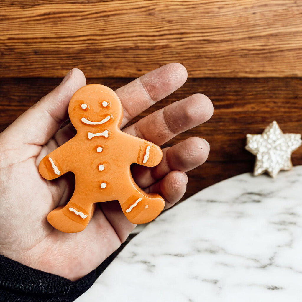 Gingerbread Man Candle