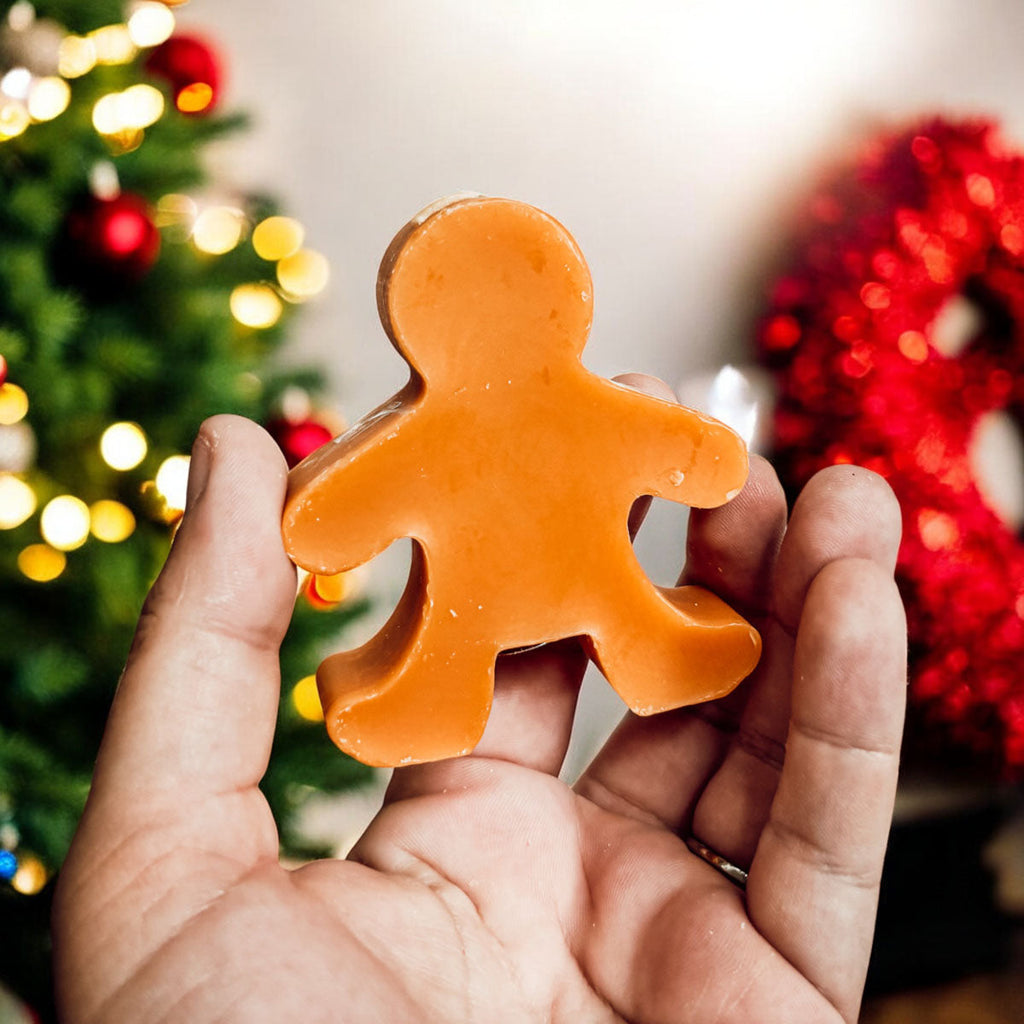 Gingerbread Man Candle
