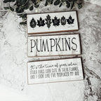 Handmade Wooden Autumn Sign