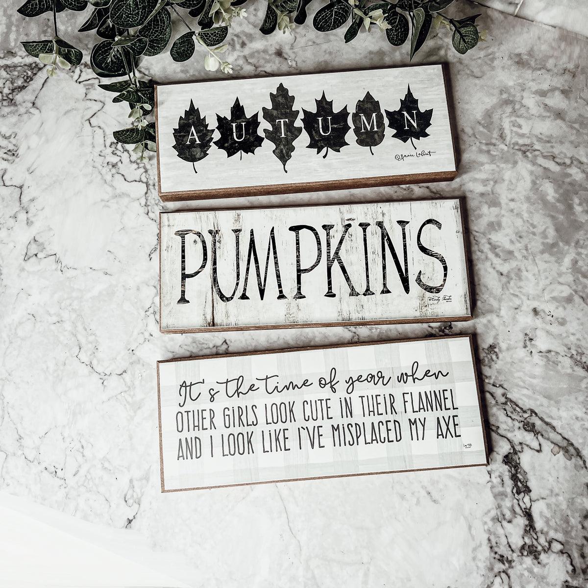 Handmade Wooden Autumn Sign