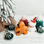 Mini Tree Shaped Unscented Candles - 3 pack