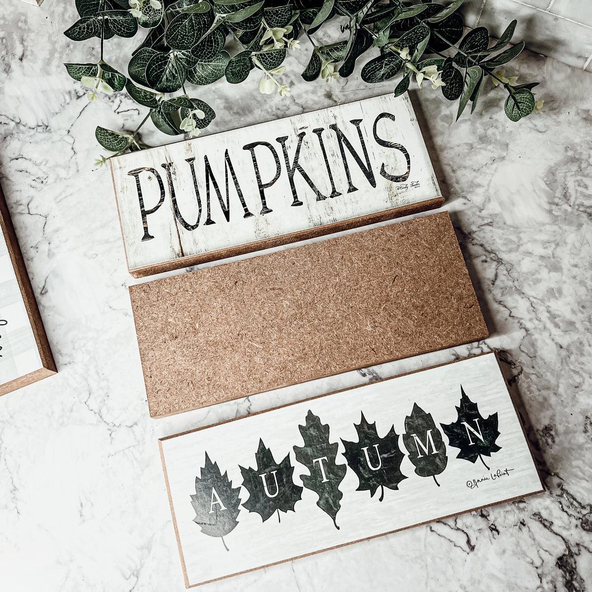 Handmade Wooden Autumn Sign