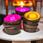 Handcrafted Coconut Rainbow Bowls — Select Your Color