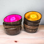 Handcrafted Coconut Rainbow Bowls — Select Your Color