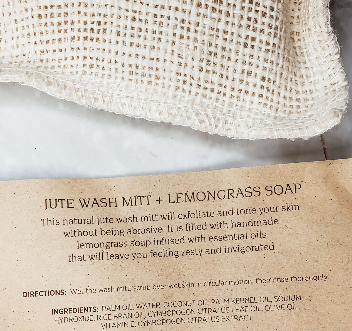 Soap Filled Exfoliant Bath Mitt — Select Your Essential Oil Infused Soap