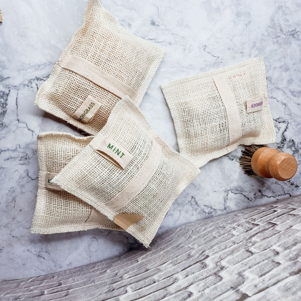 Soap Filled Exfoliant Bath Mitt — Select Your Essential Oil Infused Soap