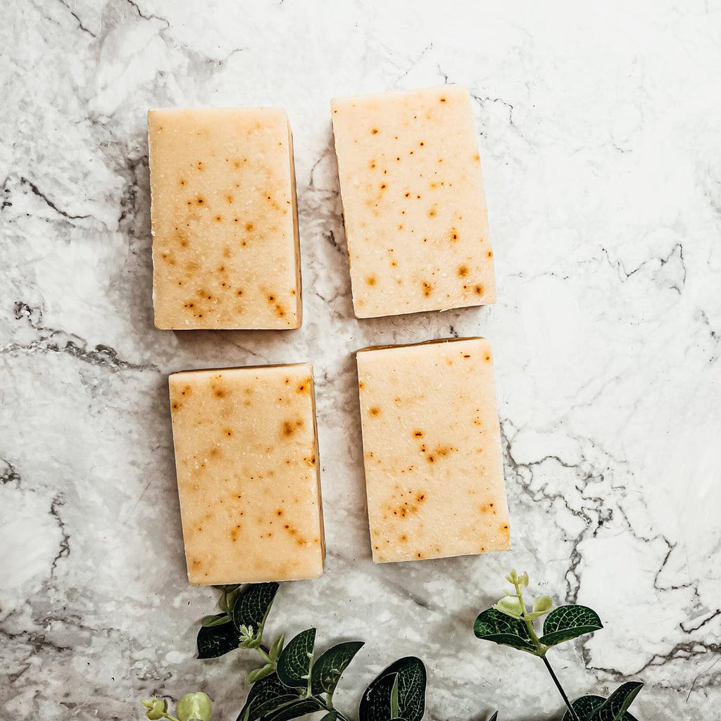 Carrot-Olive-Sunflower-Citrus Soap Bar
