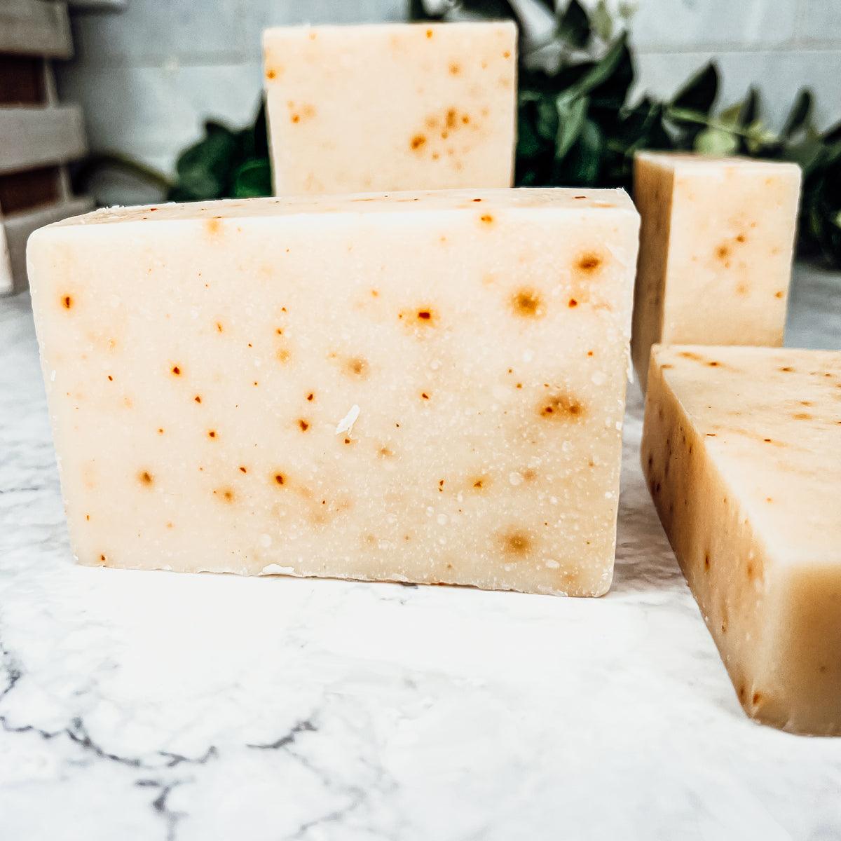 Carrot-Olive-Sunflower-Citrus Soap Bar