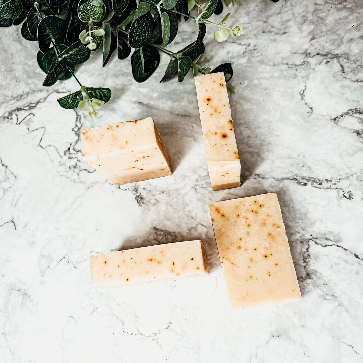 Carrot-Olive-Sunflower-Citrus Soap Bar