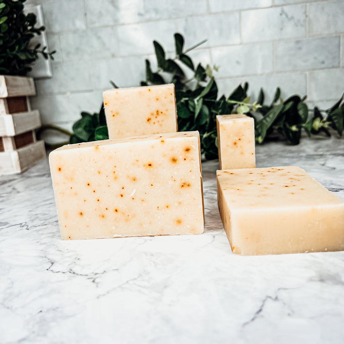 Carrot-Olive-Sunflower-Citrus Soap Bar