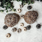 Glitter Sequin Decorative Pumpkin 4"