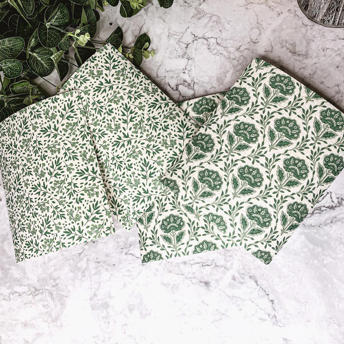 Summer Country Garden Multipurpose Biodegradable Eco Kitchen Cloth — Select Your Style