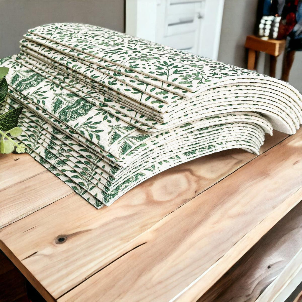 Summer Country Garden Multipurpose Biodegradable Eco Kitchen Cloth — Select Your Style