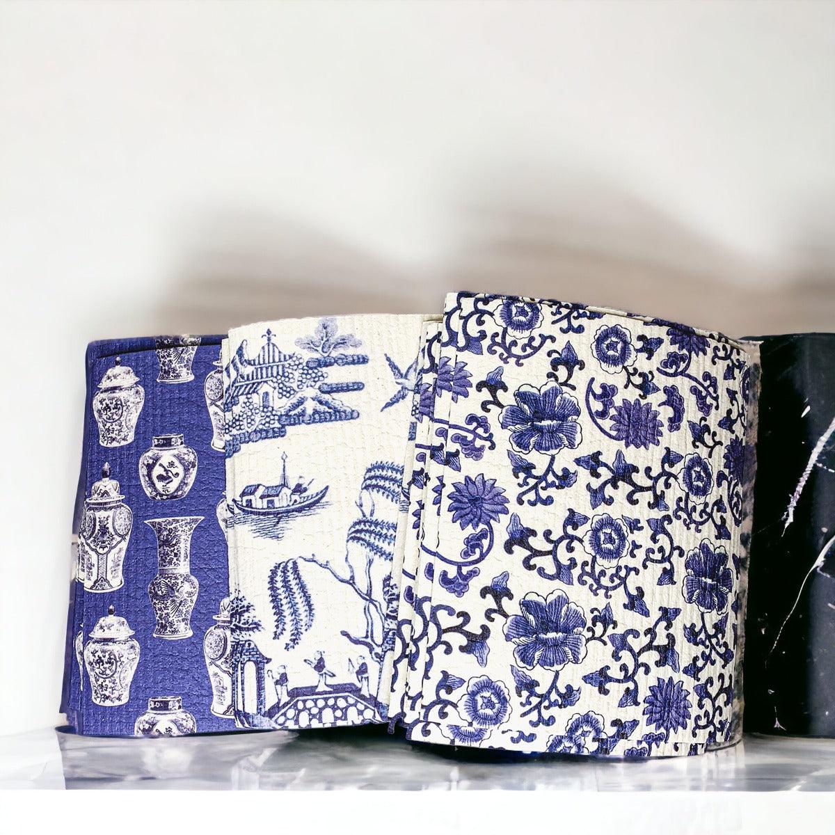 Chinoiserie Multipurpose Biodegradable Eco Kitchen Cloth — Select Your Style
