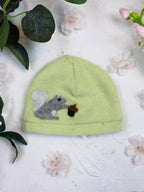 Squirrel Cashmere Hat - Newborn — Select Your Color