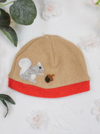 Squirrel Cashmere Hat - Newborn — Select Your Color