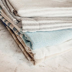 Haley Stripe XL Turkish Cotton Towel — Select Your Color