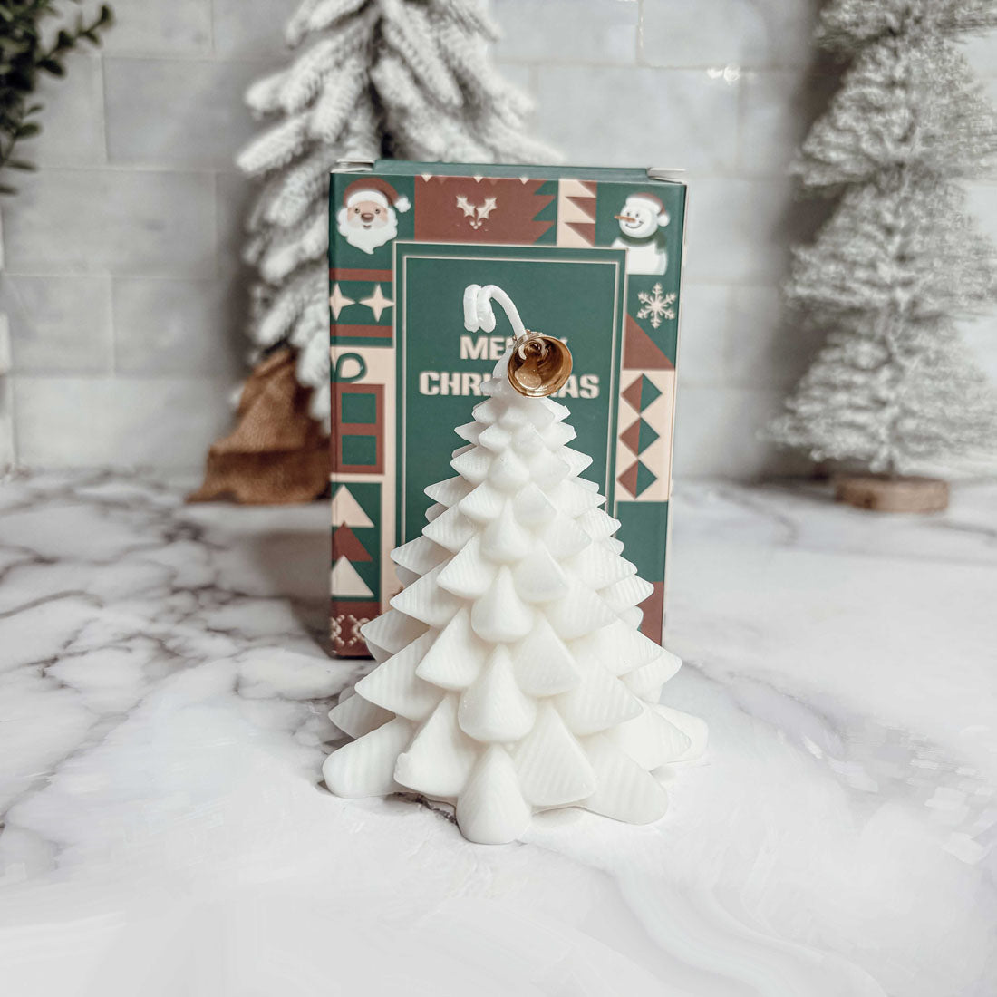 Tree Shaped Mini Candle — Select Your Color