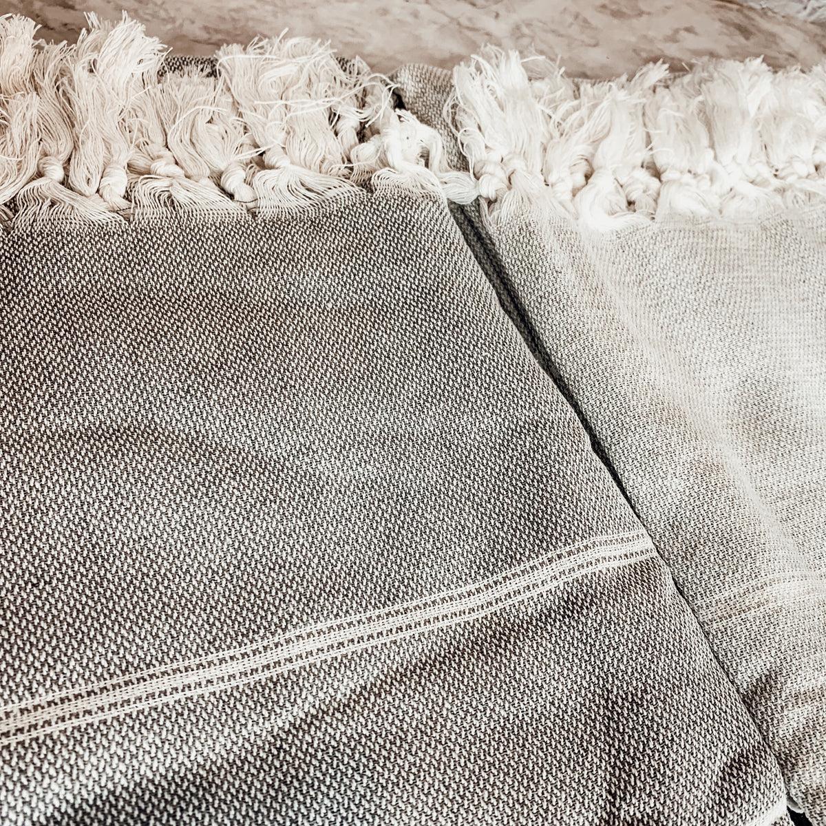 Haley Stripe XL Turkish Cotton Towel — Select Your Color
