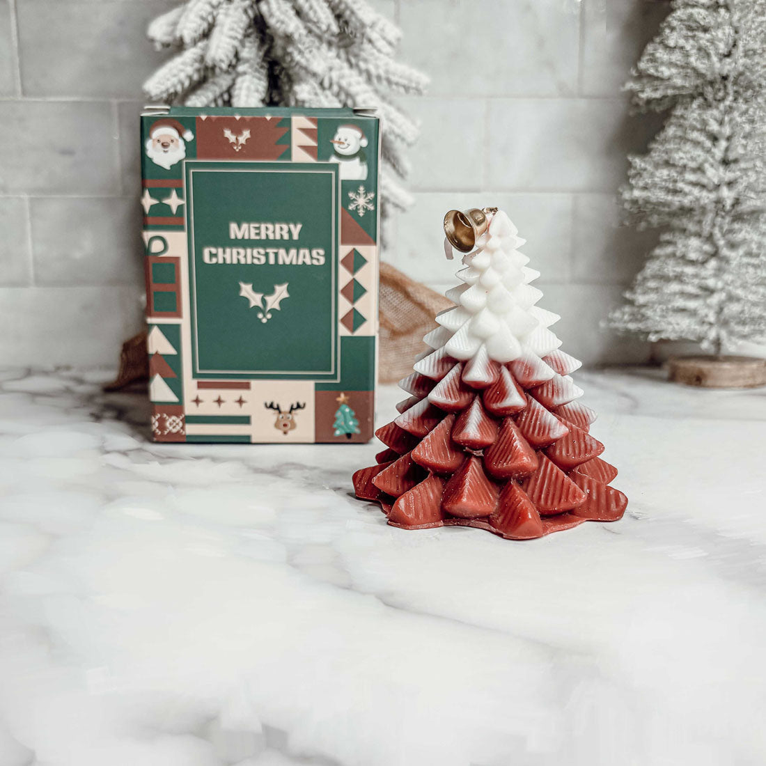 Tree Shaped Mini Candle — Select Your Color