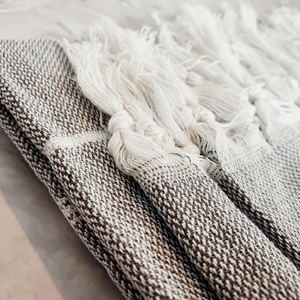 Haley Stripe XL Turkish Cotton Towel — Select Your Color