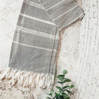 Haley Stripe XL Turkish Cotton Towel — Select Your Color