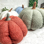 Handmade Plush Cotton Filled Blair Pumpkin — Select Your Color and Size