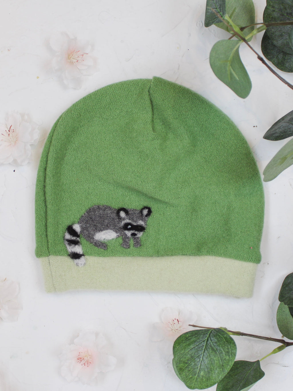 Raccoon Cashmere Hat - Toddler — Select Your Color