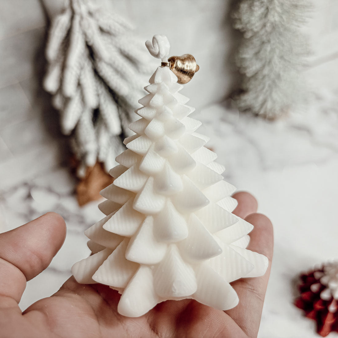 Tree Shaped Mini Candle — Select Your Color