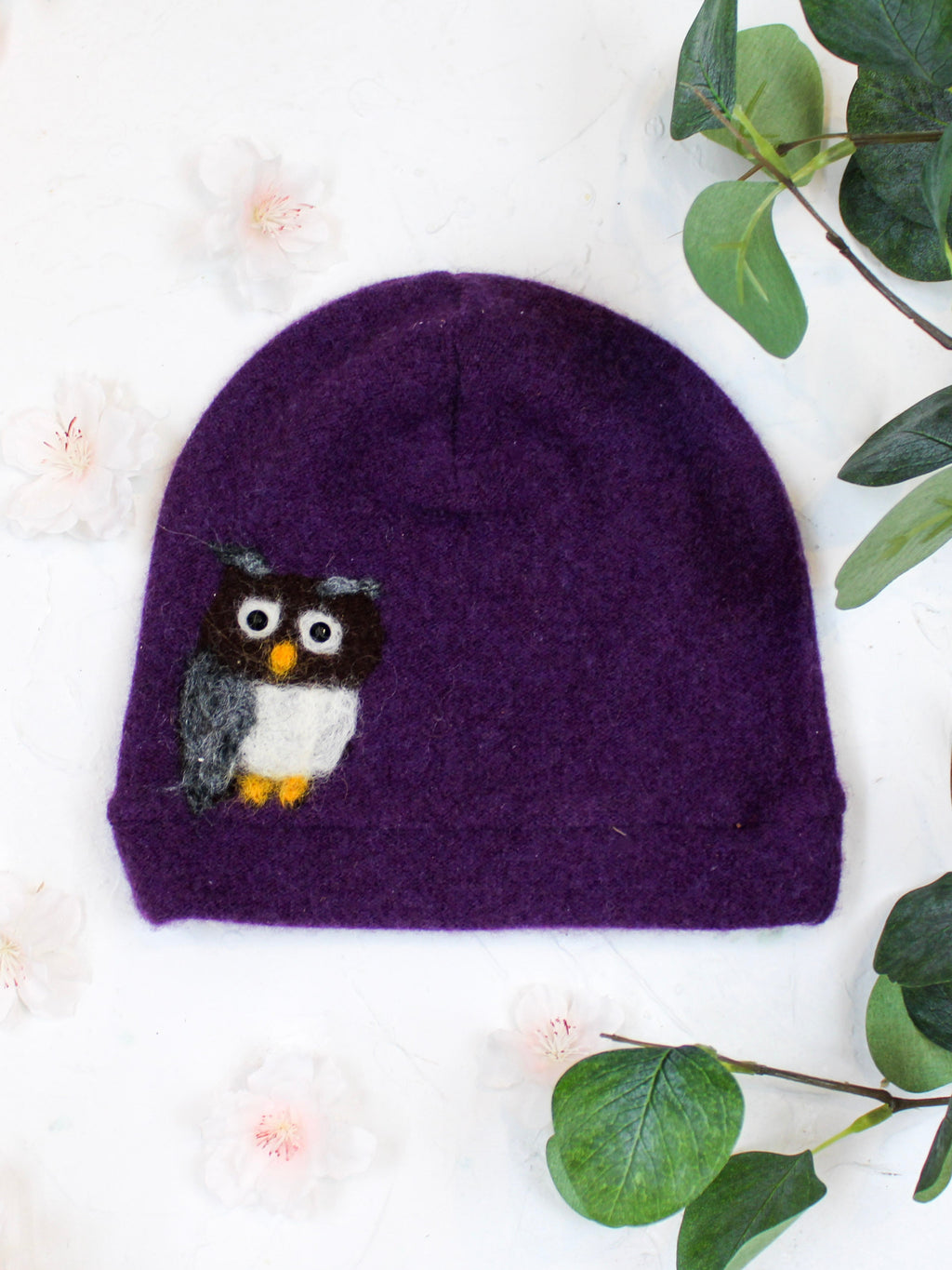 Owl Cashmere Hat - Toddler — Select Your Color