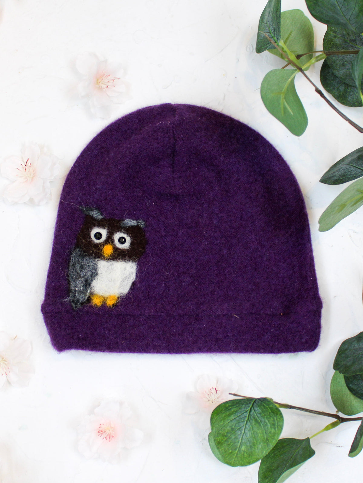 Owl Cashmere Hat - Toddler — Select Your Color