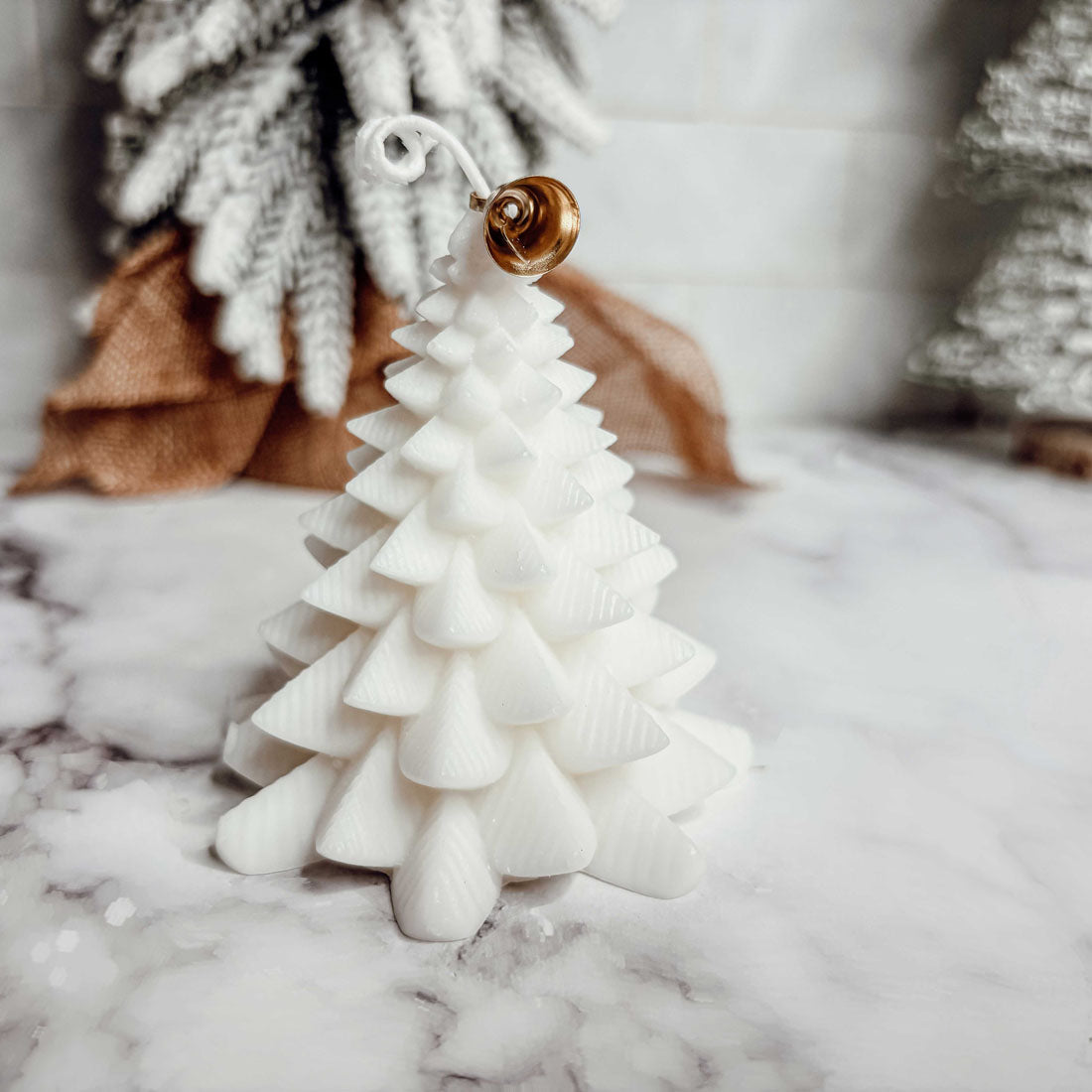 Tree Shaped Mini Candle — Select Your Color