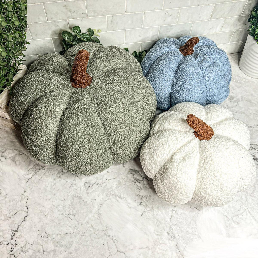 Handmade Plush Cotton Filled Blair Pumpkin — Select Your Color and Size