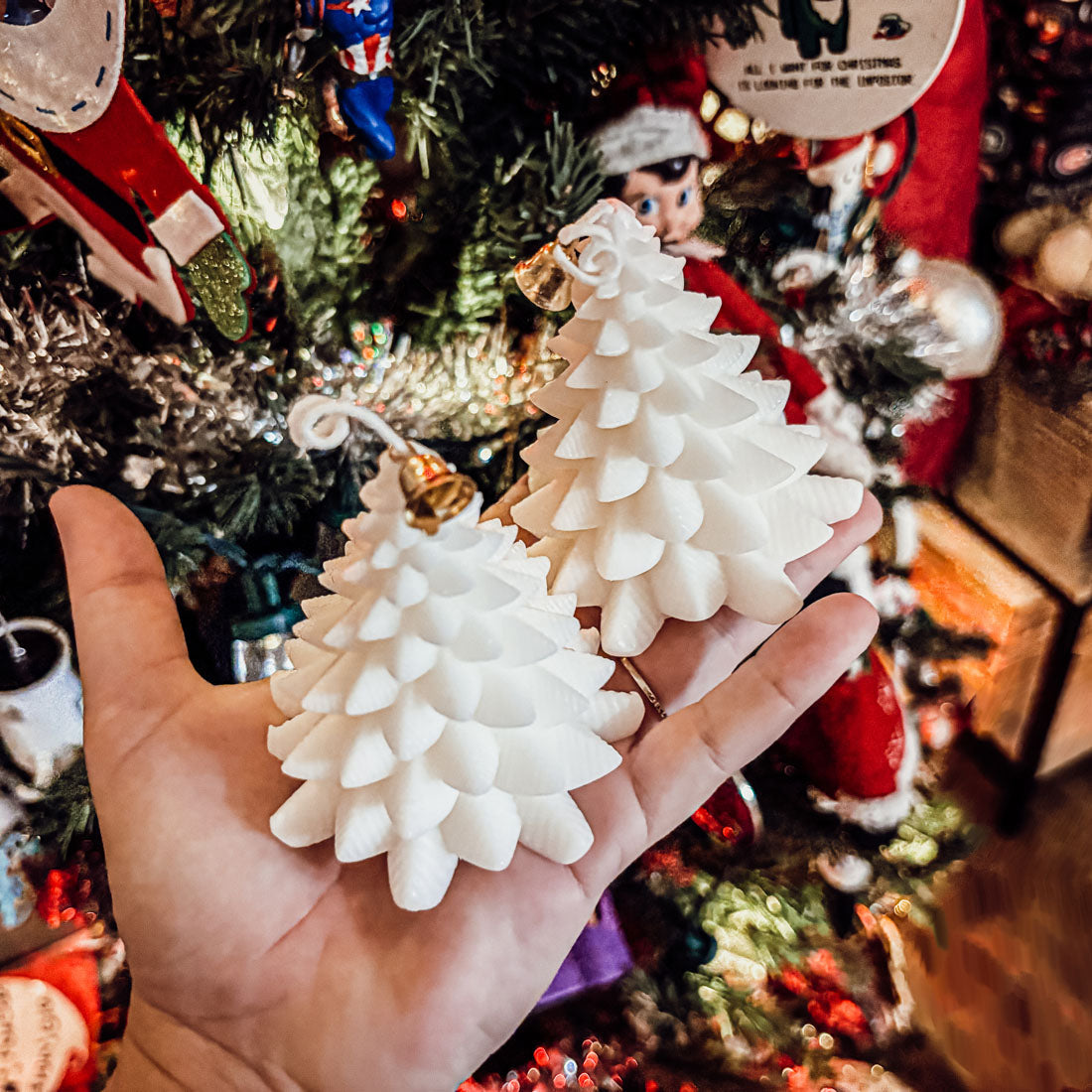Tree Shaped Mini Candle — Select Your Color