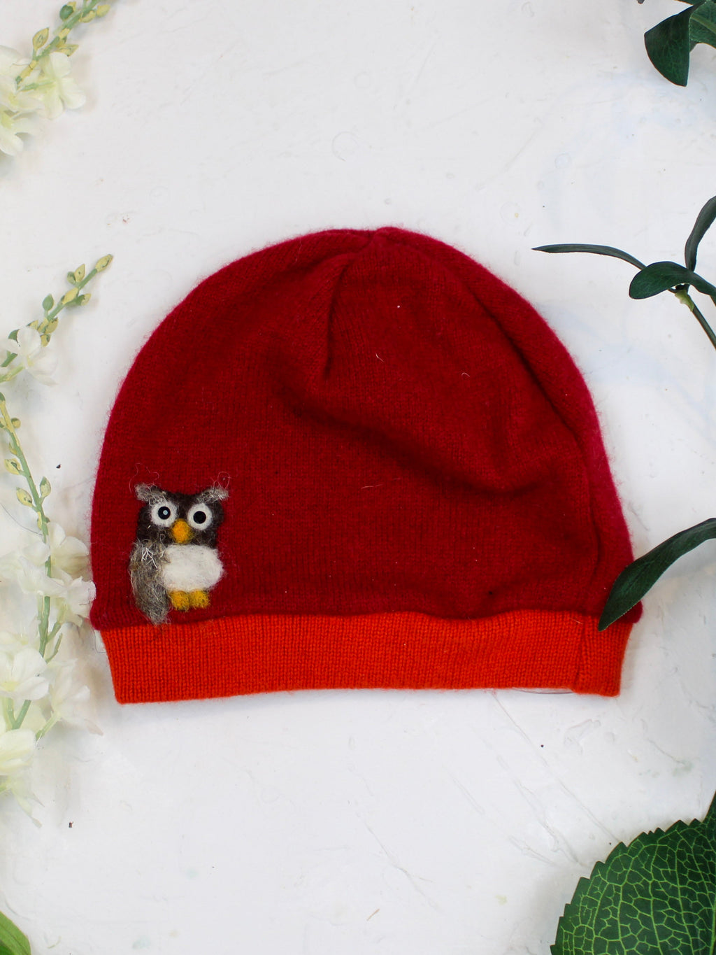 Owl Cashmere Hat - Toddler — Select Your Color