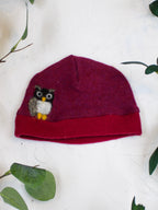 Owl Cashmere Hat - Baby — Select Your Color