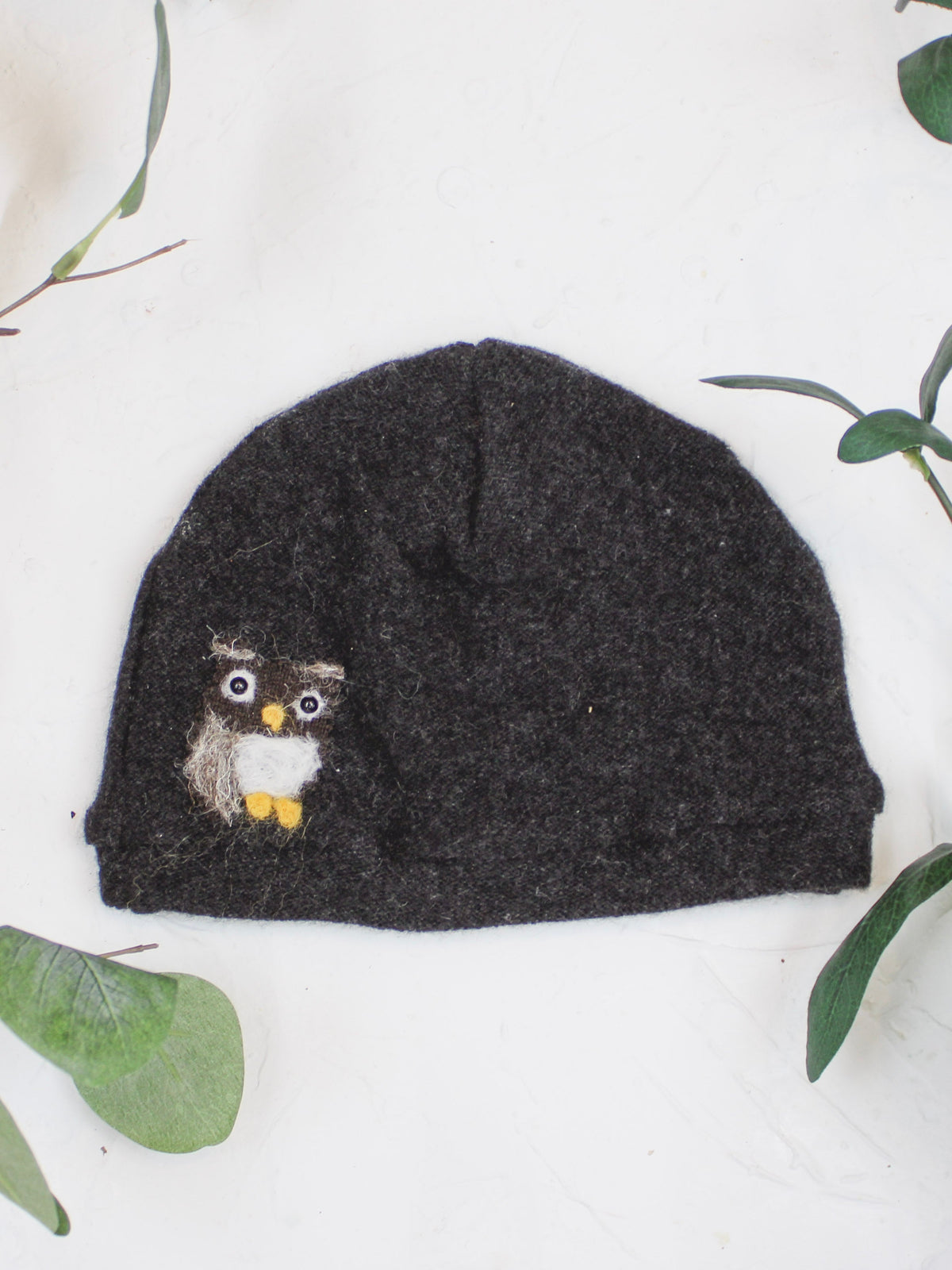Owl Cashmere Hat - Toddler — Select Your Color