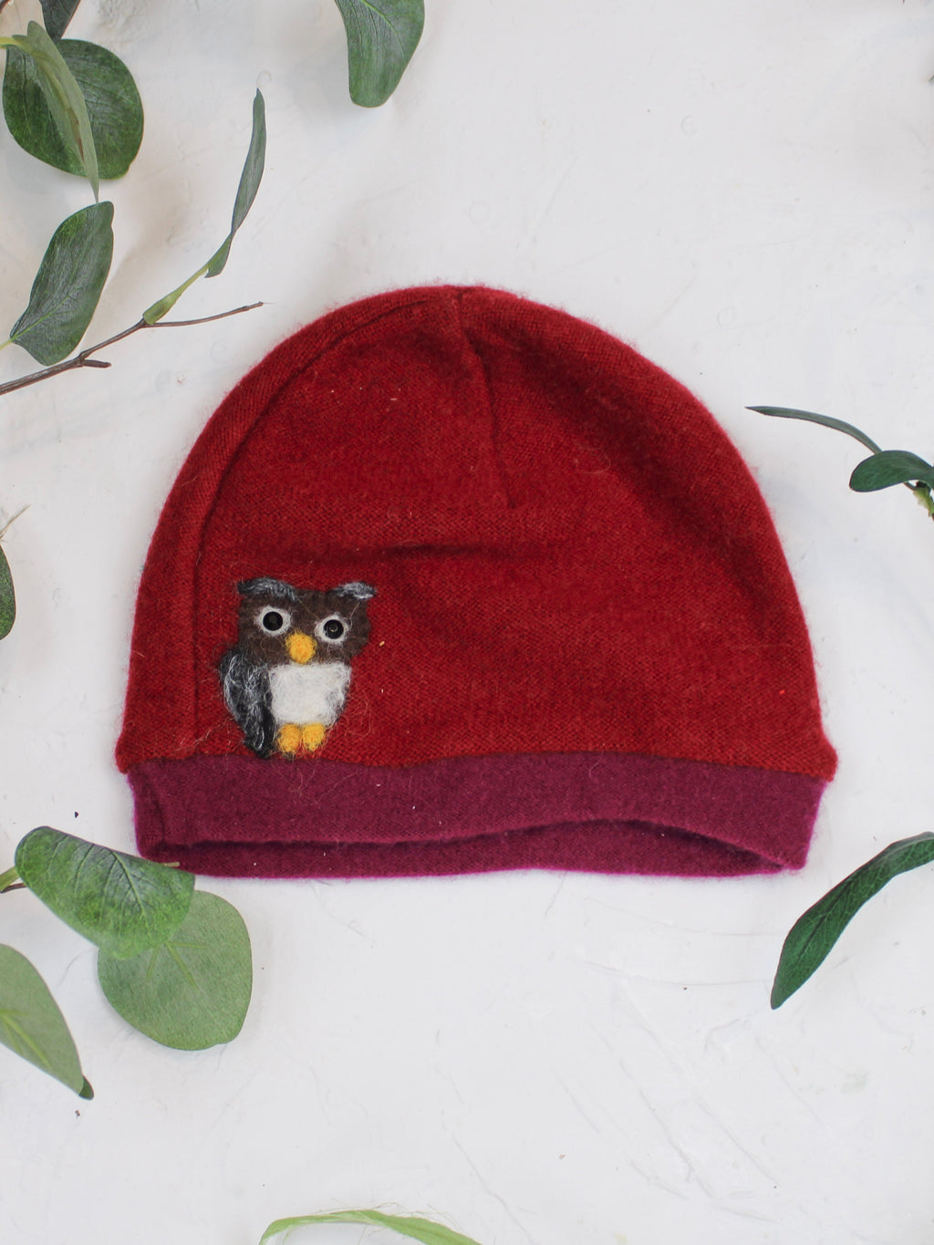 Owl Cashmere Hat - Toddler — Select Your Color