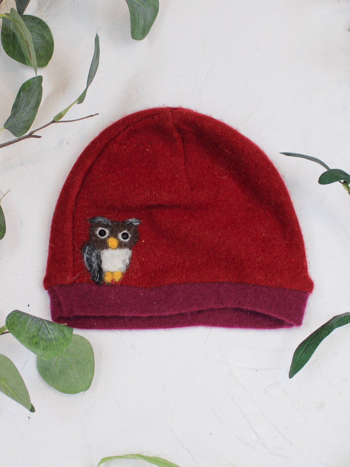 Owl Cashmere Hat - Toddler — Select Your Color