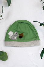 Squirrel Cashmere Hat - Baby — Select Your Color