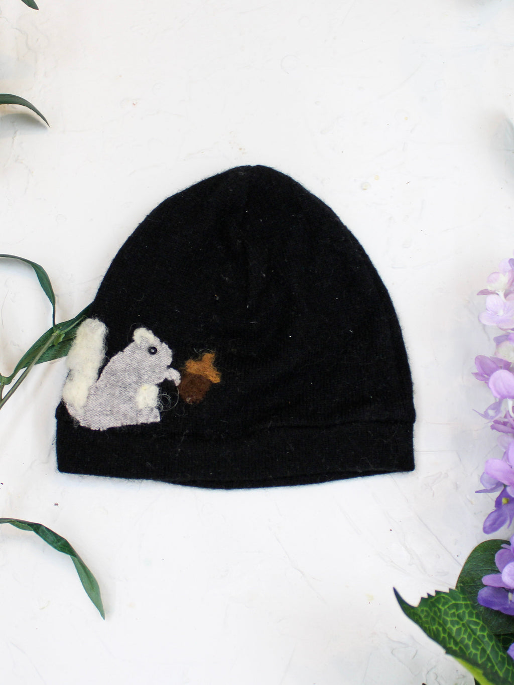 Squirrel Cashmere Hat - Baby — Select Your Color