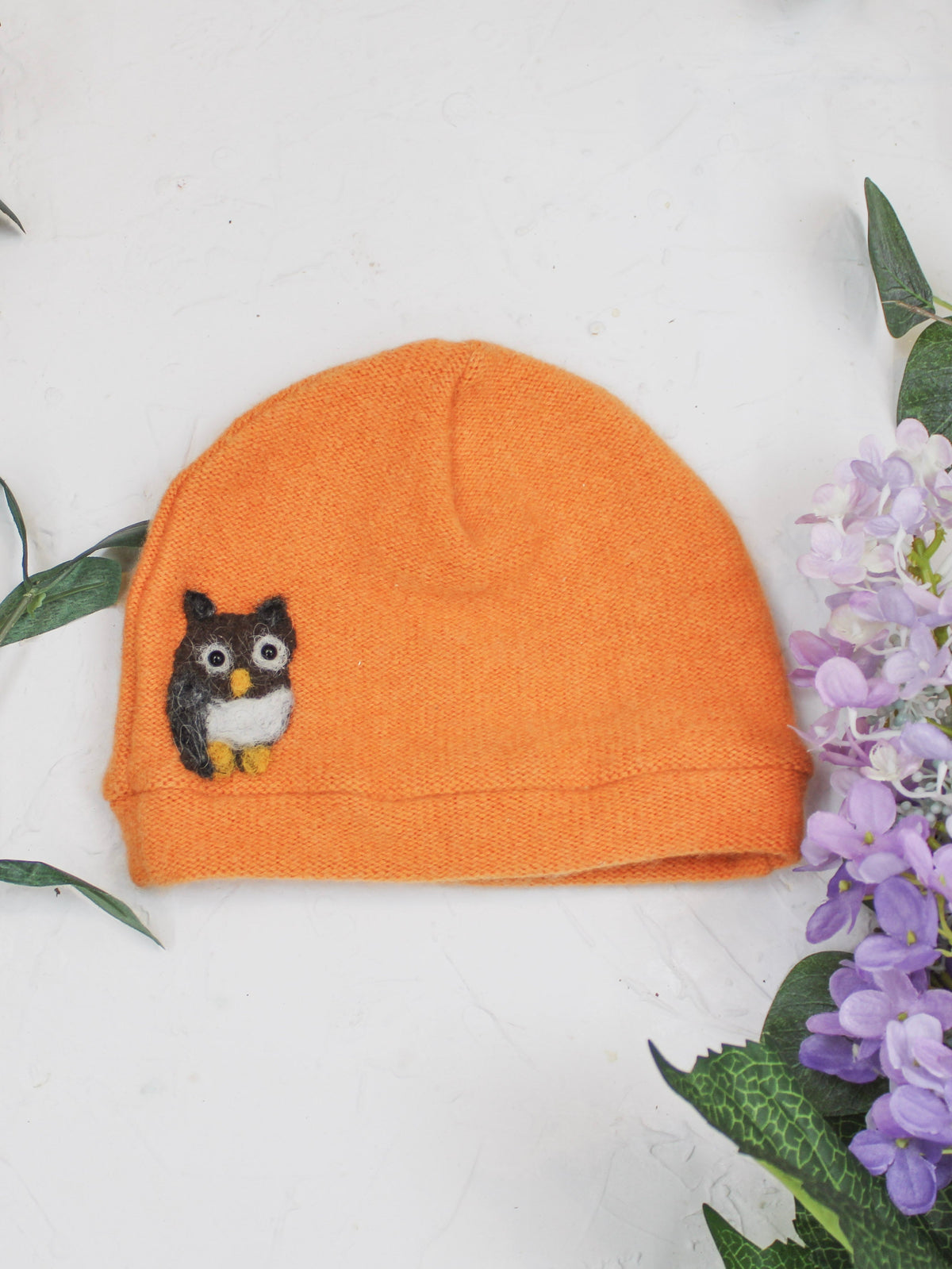 Owl Cashmere Hat - Toddler — Select Your Color