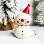 Snowman Shaped Mini Candle