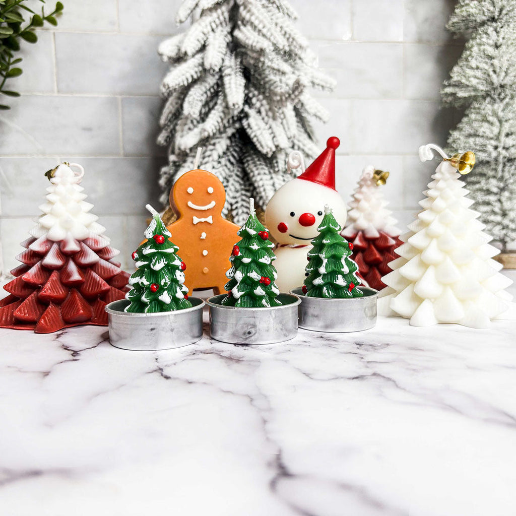 Tree Shaped Mini Candle — Select Your Color